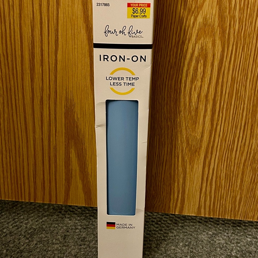 Sky Blue Iron-On Vinyl